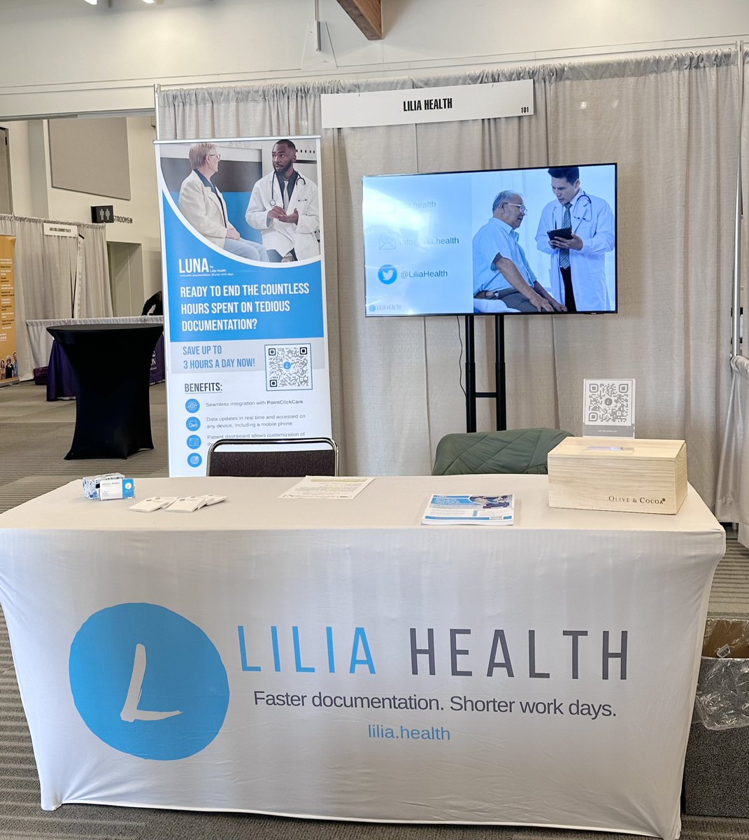 LiliaHealth's tweet photo. Come find our booth at the annual #CANP45 ! 

We’re excited to meet California nurse practitioners and learn about how we can help their workflow! https://t.co/k7Q4NVRSJ6