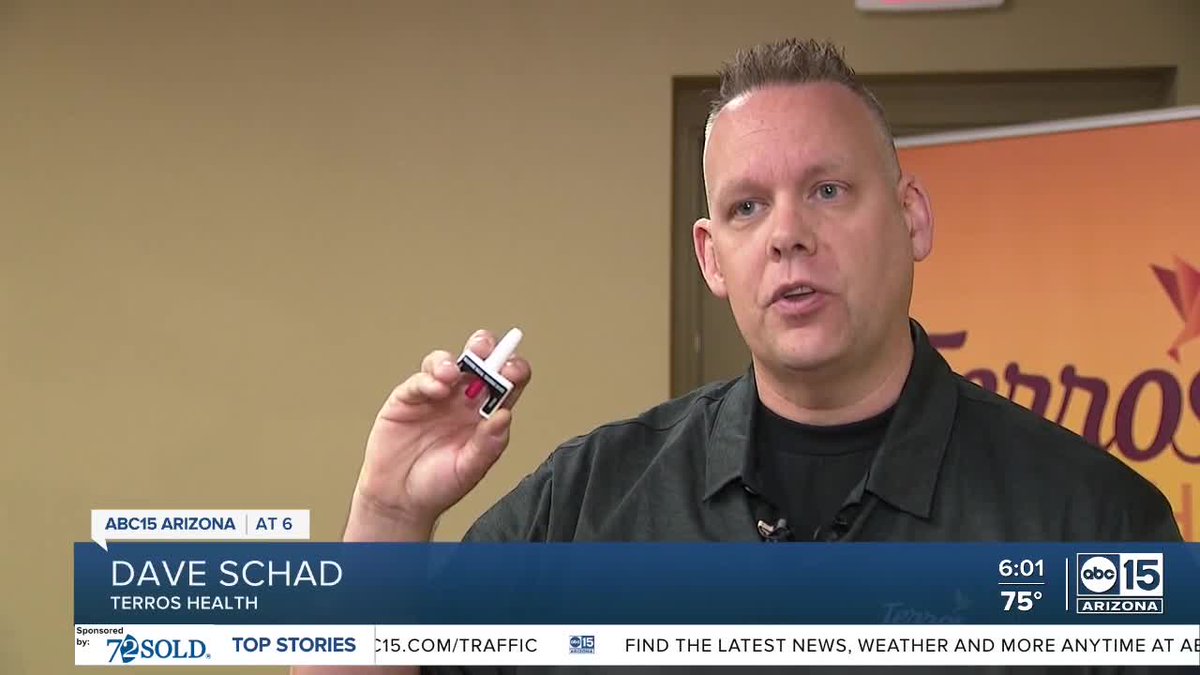 terroshealth's tweet photo. 5 people in #Arizona die from opioid overdoses every day. We are taking the lead to reverse this trend with FREE #Narcan training &amp; kits, but we need your help! Please consider making a donation during AZ Gives: https://t.co/TO2SdvD5vB

Your gift of any size will help save lives! https://t.co/y6CSjehSoy