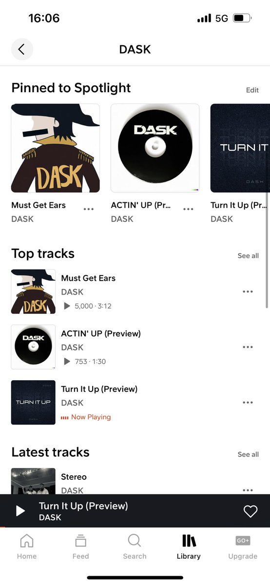 daskmusic's tweet photo. 5k streams on our track in 5 days 🤯 https://t.co/QN9nanUYQI