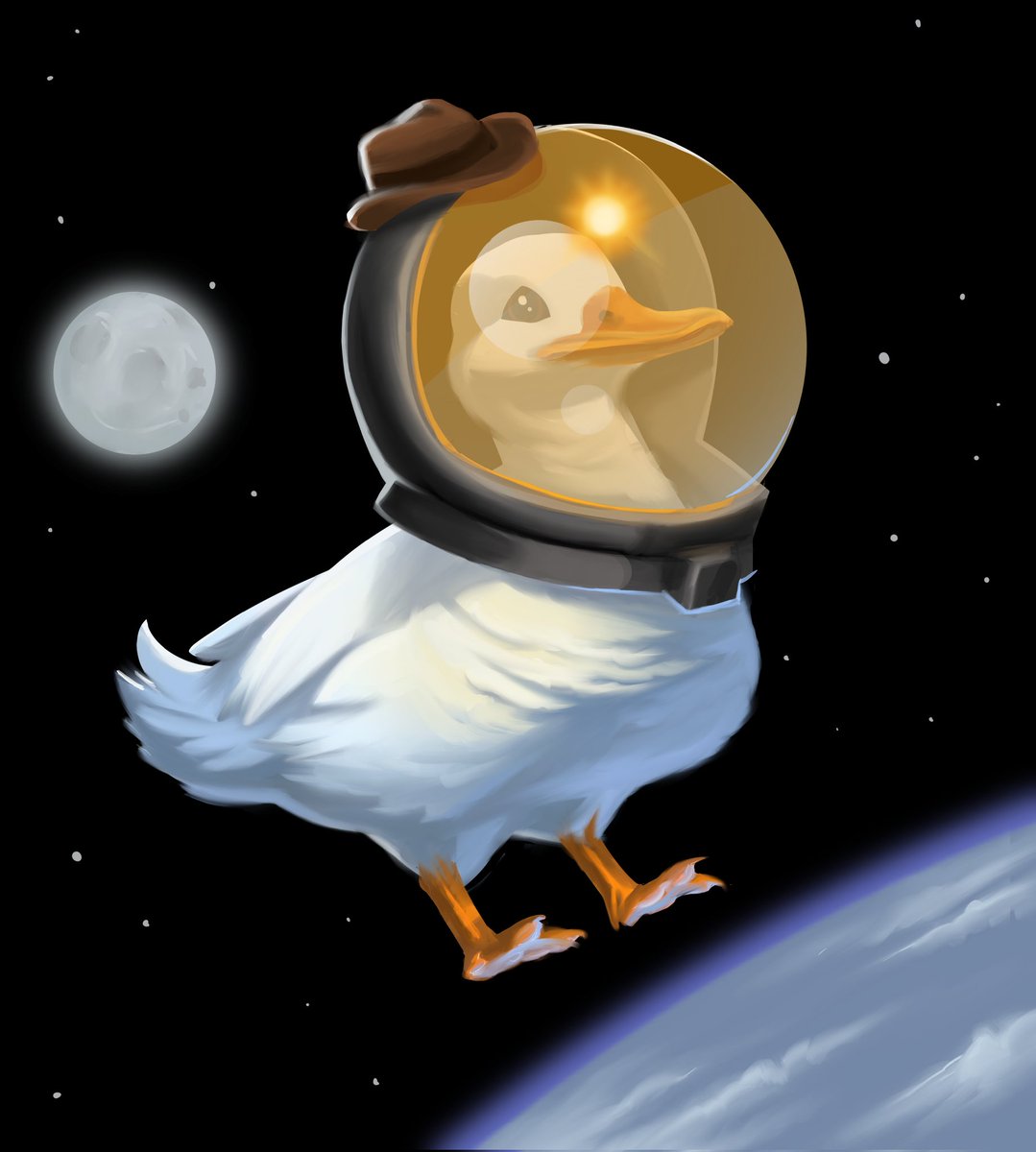 DocBuller's tweet image. Space duck cowboy