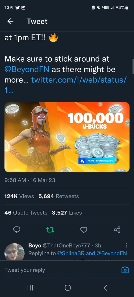 THESlLENTBOB's tweet photo. @ShiinaBR @BeyondFN ༄✰ round two of trying to win some vbucks! Wish me luck https://t.co/NJyjIZqlbM