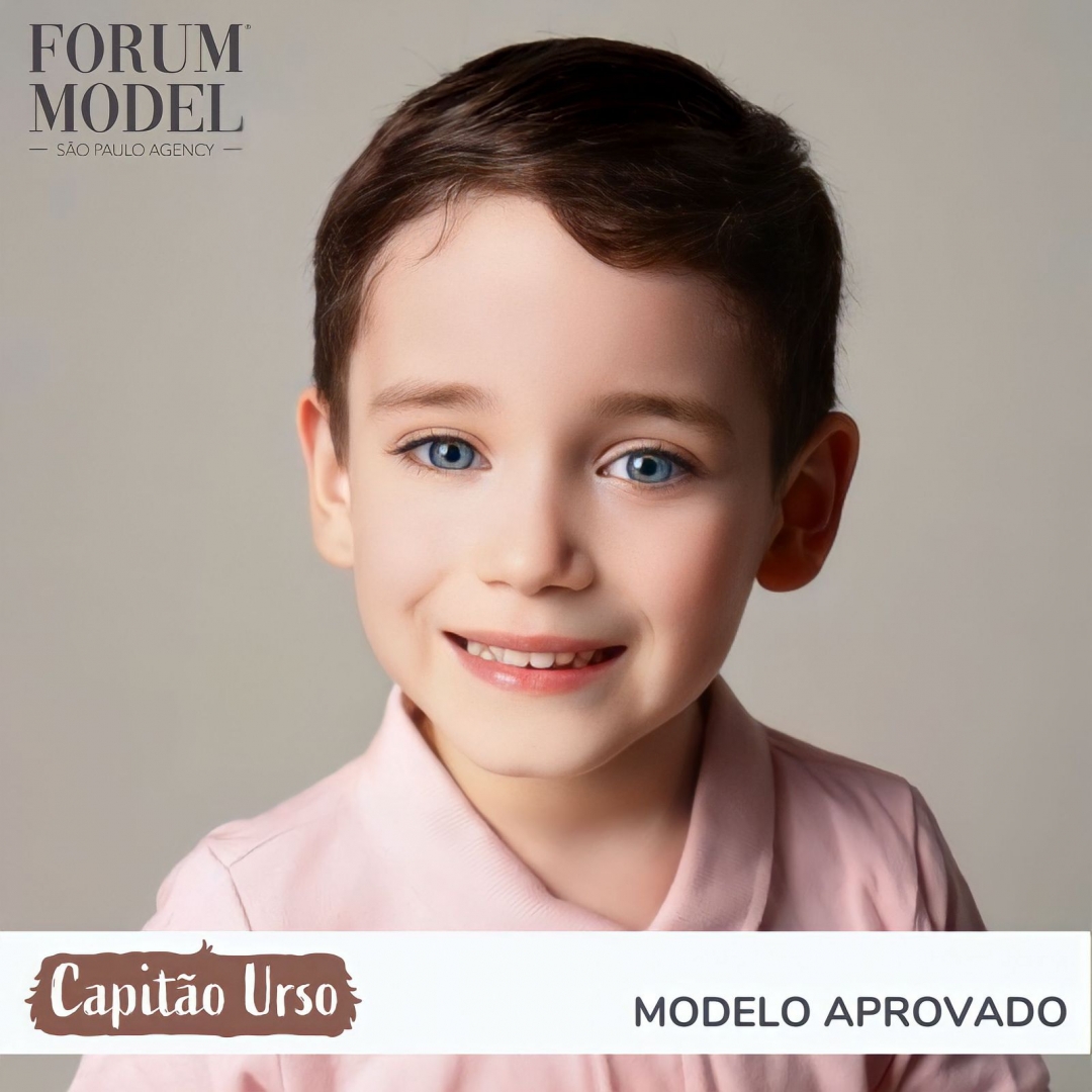ForumModel's tweet image. Modelo Miguel aprovado para @capitaourso !!

#casting #forummodel #aprovado #model #kids #agencia #job #realizado