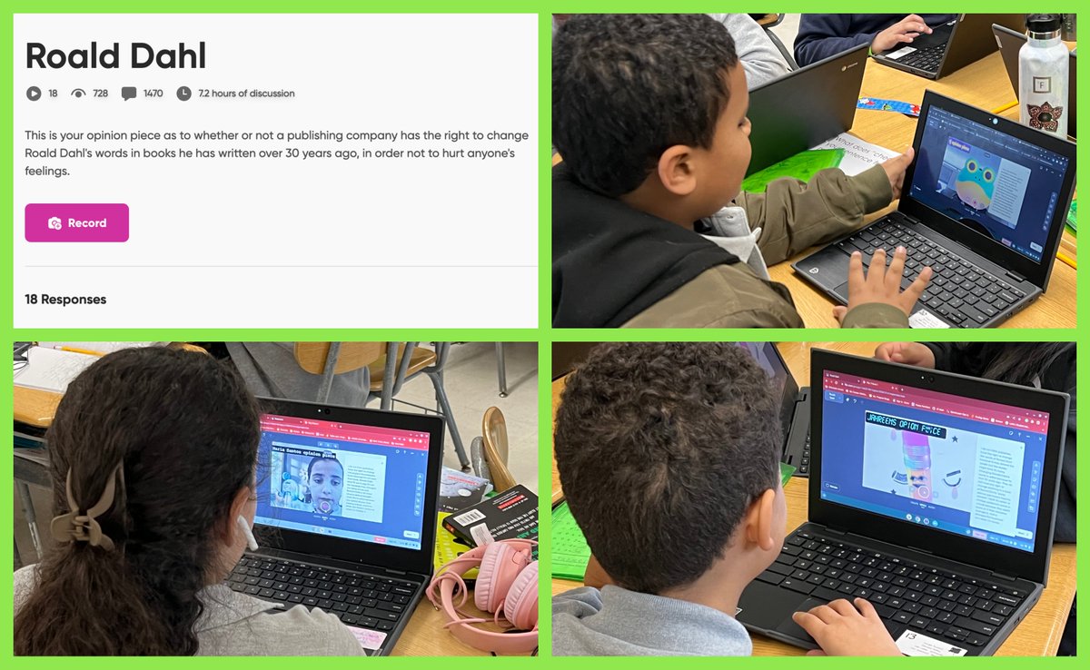 Lois Alston (@l_alston) on Twitter photo TY to Mrs. Wartmann <a href="/AmerigoSchool/">Amerigo A. Anastasia School</a> for inviting me this week to work w/her 3rd-grade class on how to use <a href="/MicrosoftFlip/">Flip</a>! It was great to 👀 the Ss explore the features that #Flip has to offer & to use their 🗣 to share their opinions!🤩💚
<a href="/LBpublicschools/">Long Branch Public Schools</a> #LBtogetherwecan #edtech TY to Mrs. Wartmann <a href="/AmerigoSchool/">Amerigo A. Anastasia School</a> for inviting me this week to work w/her 3rd-grade class on how to use <a href="/MicrosoftFlip/">Flip</a>! It was great to 👀 the Ss explore the features that #Flip has to offer & to use their 🗣 to share their opinions!🤩💚
<a href="/LBpublicschools/">Long Branch Public Schools</a> #LBtogetherwecan #edtech