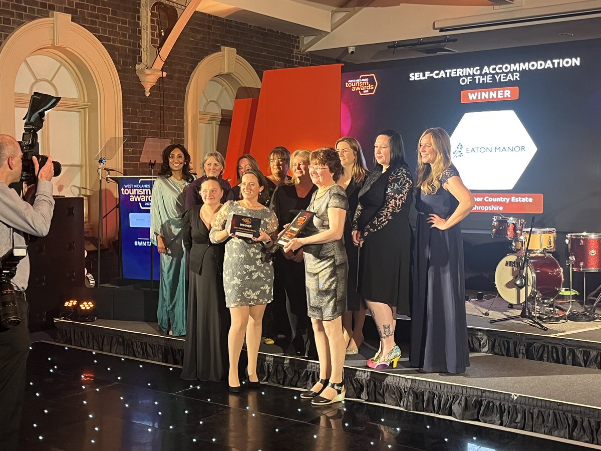 .<a href="/EatonManor/">Eaton Manor</a> is the winner of Self-Catering Accommodation of the Year 👏
 
Our judges said the estate was a true home from home with beautiful grounds and had an extraordinary breadth of facilities suitable for every occasion.
 
#WMTA