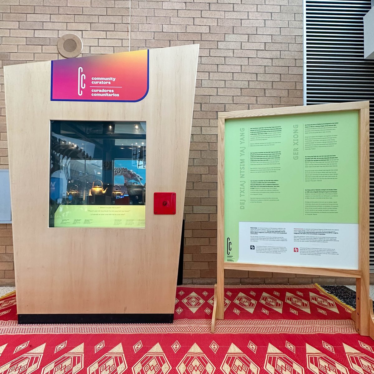 sciencemuseummn's tweet photo. Hear our latest Community Curators Dej Txiaj Ntsim Yaj and Ger Xiong discuss their experience within our museum collections and how it inspired a new community project this Friday, March 17, at 6 p.m.

Register for the free virtual presentation at: https://t.co/fcdbrqOpkn https://t.co/ue4buAqEuM