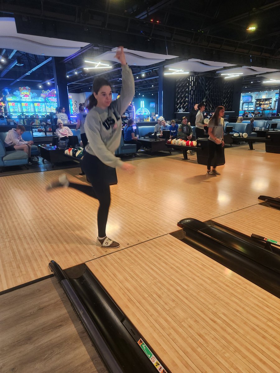 The T&amp;F Indians went to Strikers in JC to have a little fun and fellowship. We all had a great time and enjoyed each others company.  What a great time and group of kids.   #GoBligBlue #10SHIPS