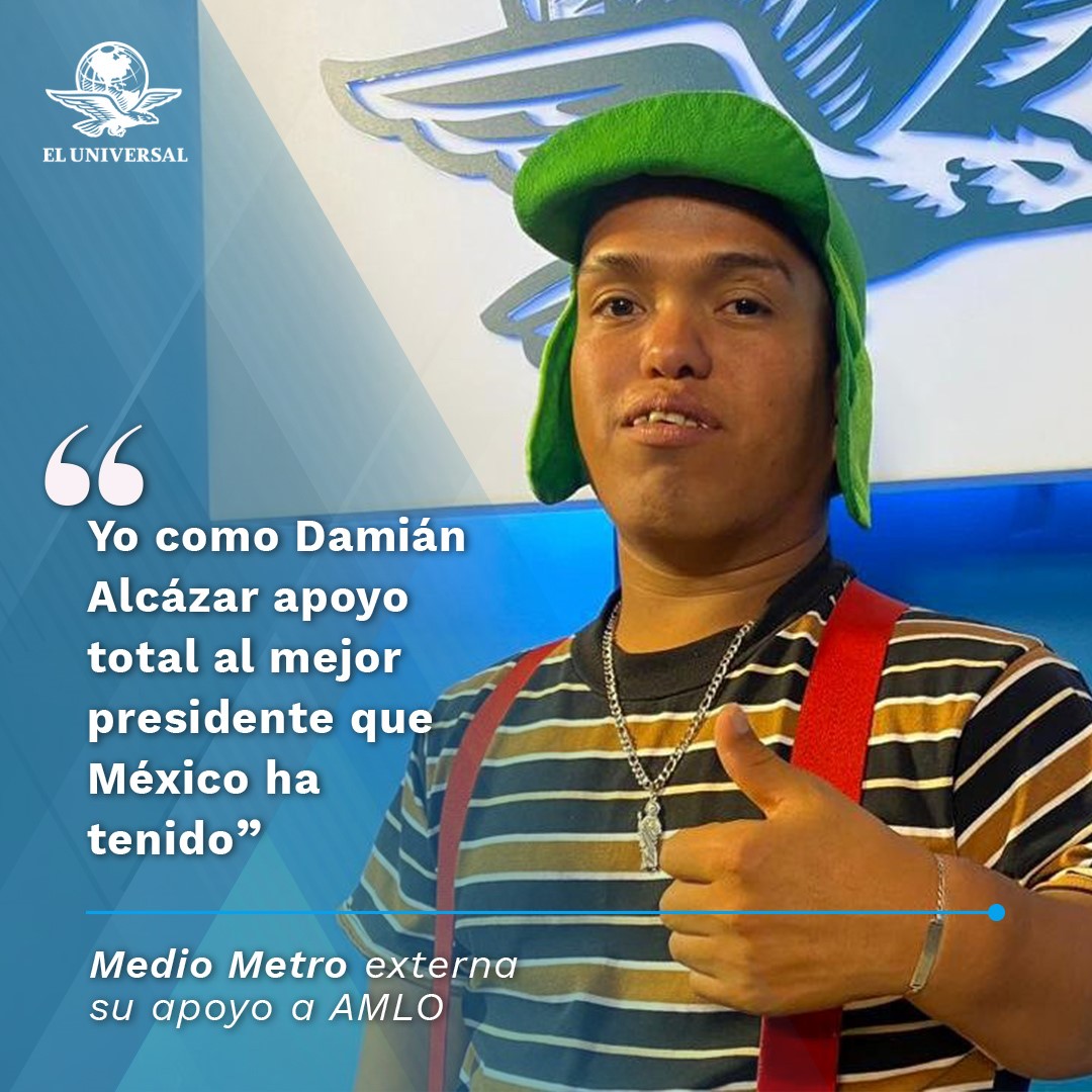 El_Universal_Mx's tweet photo. ¡Ahhh, Medio Metro! Al parecer el influencer es fan de AMLO https://t.co/EFxsamPXGW https://t.co/8WTGYr7Cfi