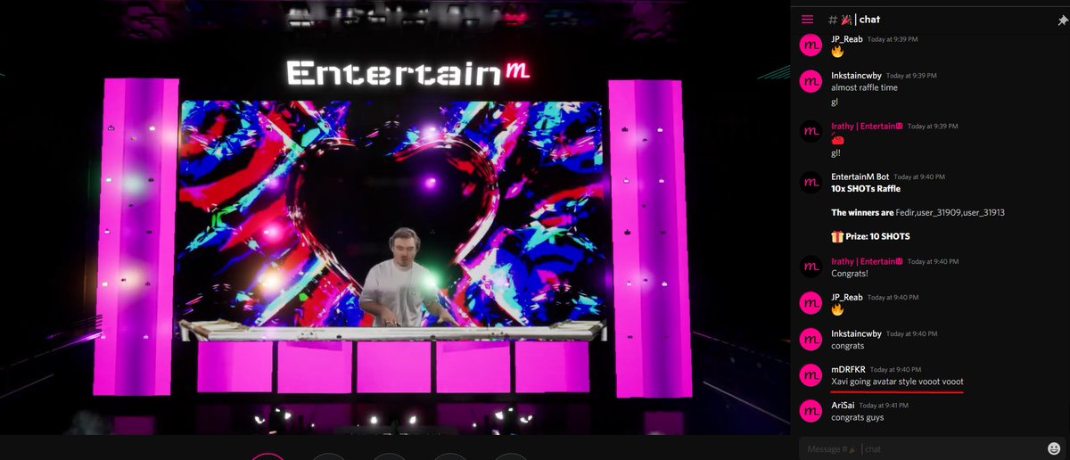 entertainm_io's tweet image. On our party with a young talented DJ, whom our community seems to love! 

Party takes place in #RubyClub in our metaverse.