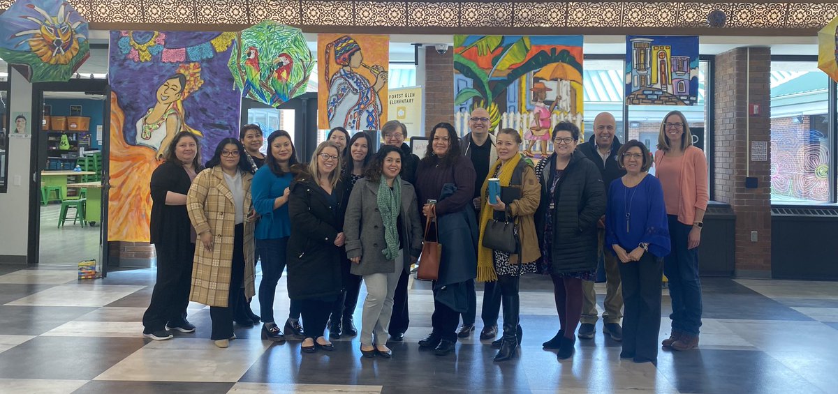 sch_ldp's tweet photo. 3/14/24 Thank you to the wonderful educators at Forest Glen Elementary for allowing us to visit their amazing Dual Language Program.  They truly made our experience a memorable one!! #schk12 https://t.co/NpAyqW1QZp