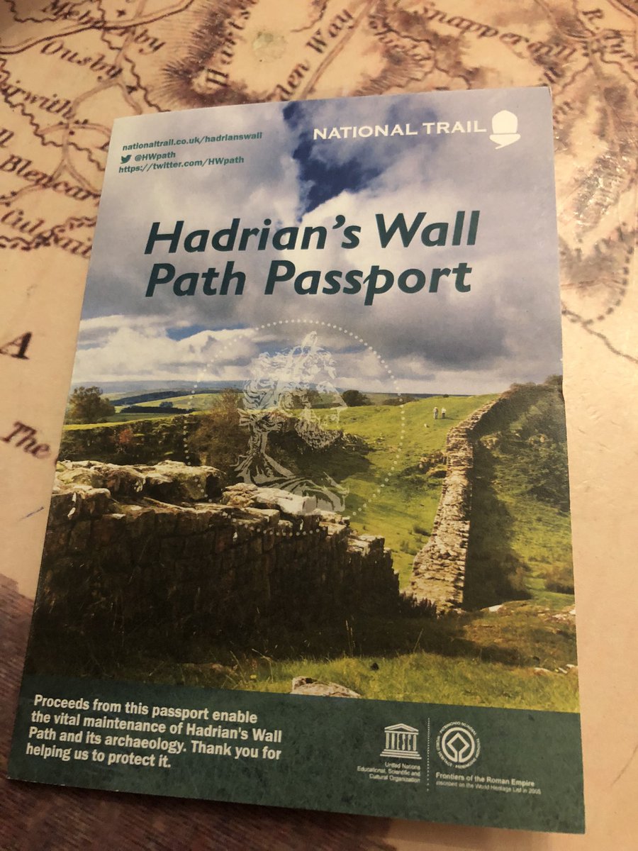 KathEvans2's tweet photo. The next 4 days on @Twitter are likely to include plenty of @HWpath tweets, passport purchased at Kings Arms Pub #BownessonSolway #HWPath😉 #NHS1000miles https://t.co/yBVKLYEPzo