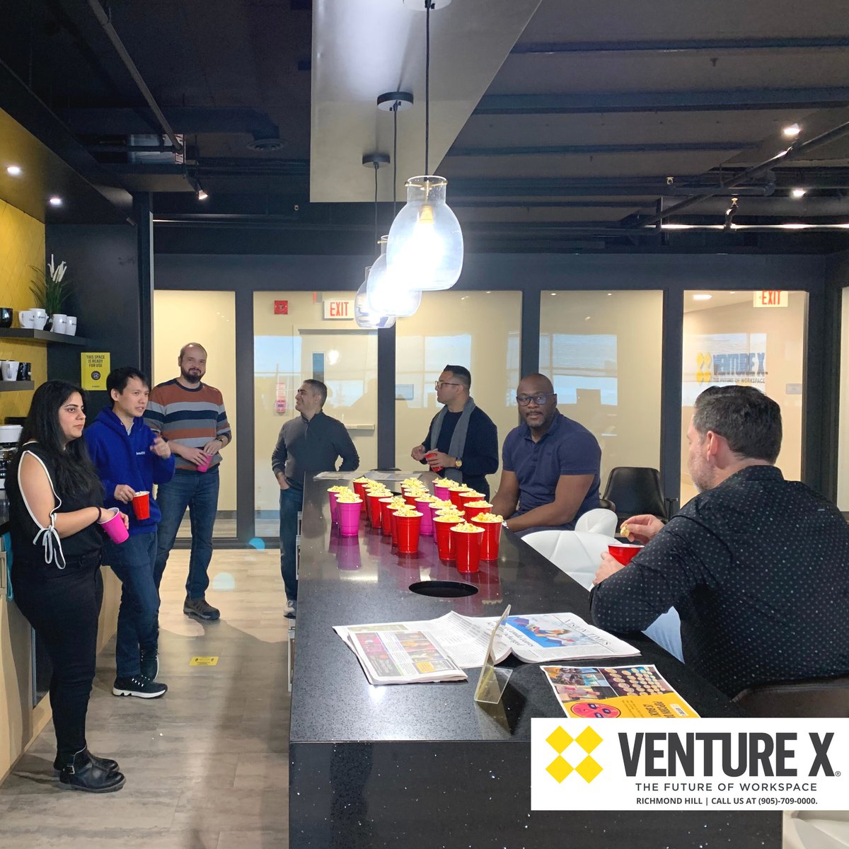 VentureX_RH's tweet photo. #Networking with a side of #popcorn? Count us in!🍿😍 At Venture X Richmond Hill we hosted a Popcorn Networking Event today.
Join our amazing community and let's make some awesome connections!🤝 And don't forget to stay tuned for our upcoming pizza social event. #NetworkingNinjas https://t.co/wumG8yENHx