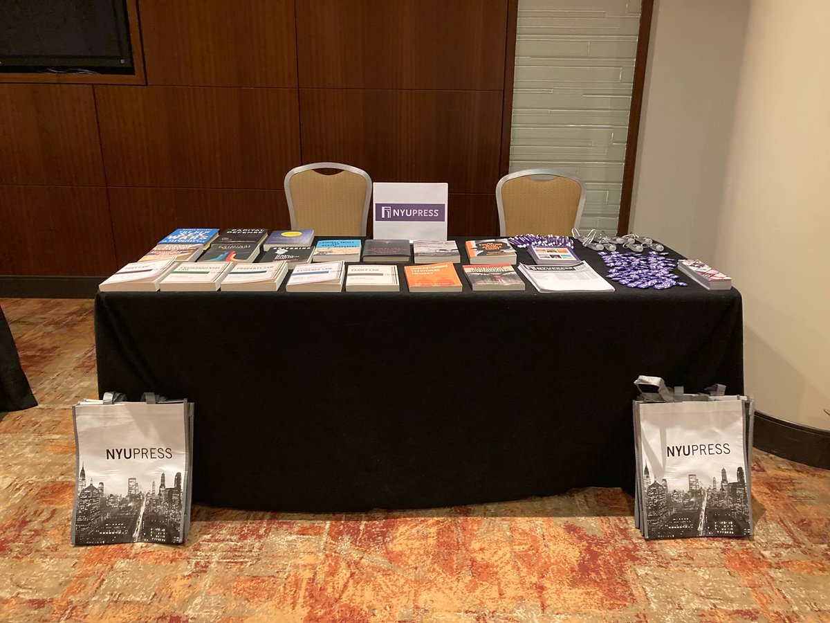 NYUpress's tweet photo. Are you in Philadelphia for #APLS23? Don't forget to visit NYU Press editor Jennifer Hammer in the exhibit hall! https://t.co/9x8TlhUzVF