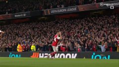 Arsenal take the lead on aggregate over Sporting thanks to this Xhaka goal!