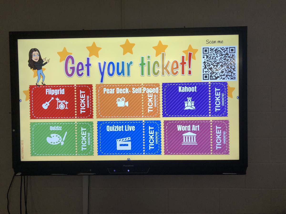 technologylaura's tweet photo. Digital Choice Boards! 
1. @MicrosoftFlip 
2. @PearDeck 
3. @Kahoot 
4. @quizizz 
5. @quizlet 
6. @MakeWordArt 

Gives ALL students a choice + voice! #edtechchat https://t.co/NZ5LdzRIh2
