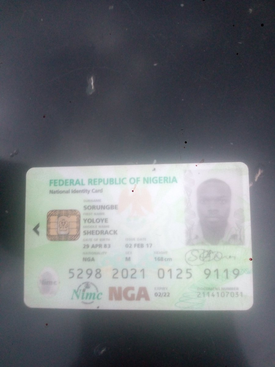 This is my identification card please do it sports.bet9ja.com/mobile