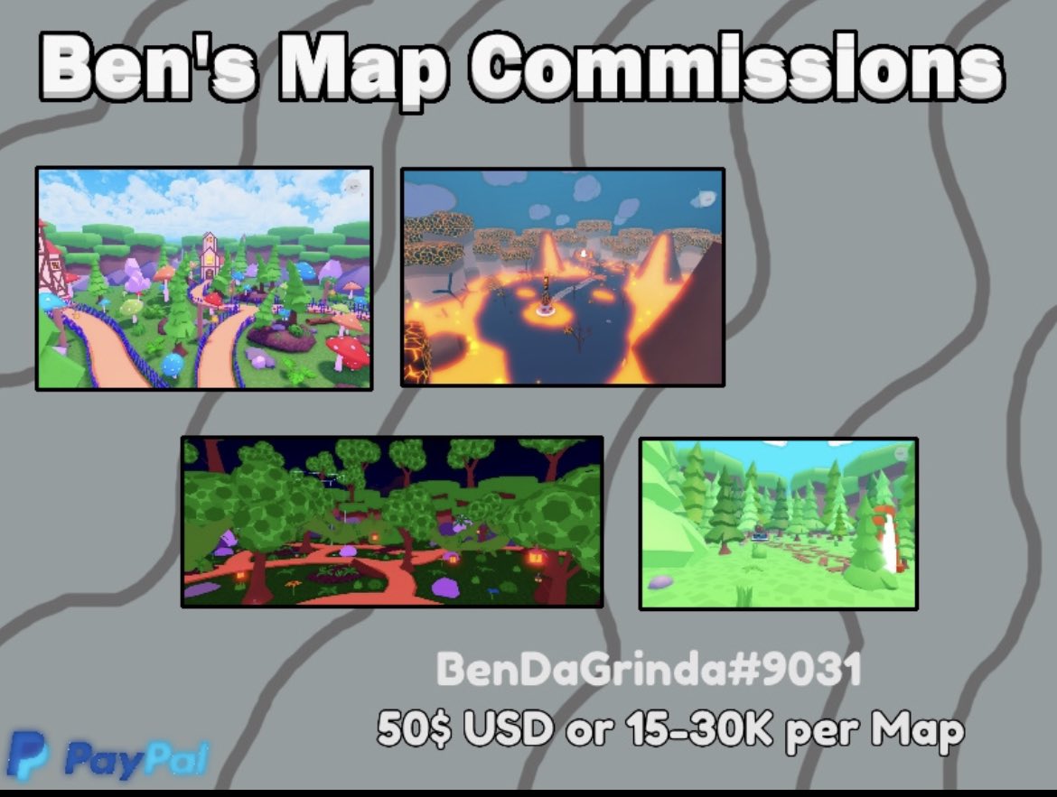 Looking for commissions, I take both USD or Robux. I can finish comms within 7-12 days!

|#RobloxDev |#ROBLOX |#RobloxCommissions |#robloxcommission |#RobloxDevs |

likes and retweets very much appreciated!