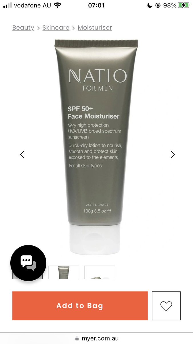 officialcazlet's tweet photo. @FusionProgGuy @nerdzrope Yeah it’s fine for someone who doesn’t wear makeup, the moisturiser that is! There’s also a ~men’s~ one if you’re that way inclined, but the one I use is great because it doesn’t hurt my eyes. No idea how the men’s one fares, bought it for James but he doesn’t use it 🤬😤 https://t.co/NKfOcZr46t