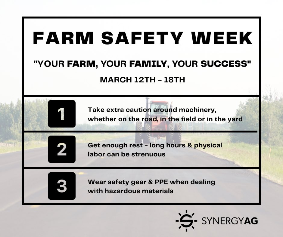 This week & every week, farm safety is important! ⚠️
#rootsyoucancounton
#FarmSafetyEveryday