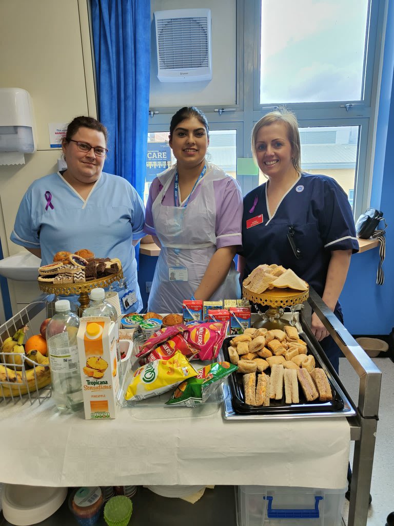 OPM/ward 11 enjoying nutrition and hydration week and supporting dementia awareness 💜