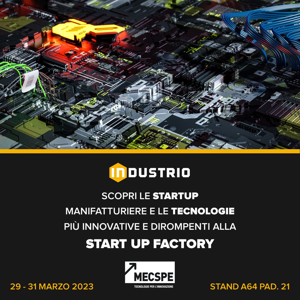 optoi_sensors's tweet image. Il 30 marzo, alla Start Up Factory di #MESCPE, a Bologna, il presidente del Gruppo #Optoi 🇮🇹 ing. Alfredo Maglione interverrà nell'ambito di un importante talk dedicato all'#AI e alla computer vision nel manifatturiero. Vi aspettiamo! mecspe.com/it/startup-fac… #innovazioneconcreta