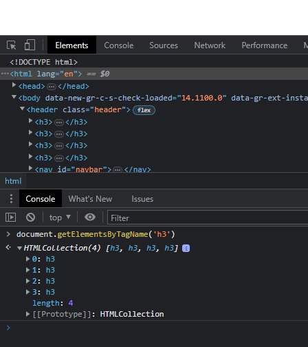 TheHenryIgwe's tweet image. Day 14
Accessing Elements by their Tag.
As you previously saw the use of getElementById(). One of the limitations to using it is that it can only select one html id at a time.
#30daysOfJavaScriptChallenge
#PoFive