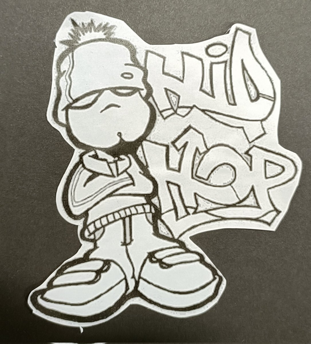 thehikingSENCo's tweet photo. Look at this artwork from one of our @Flourish2021 pupils. Apparently it's me as my alter ego! @NDEvertonValley some very talented young people in our school. These pupils may not have a school otherwise and they are Flourishing #art #amazing #resourcedprovision #SEND #GCSE https://t.co/kDA4bFi5Bc