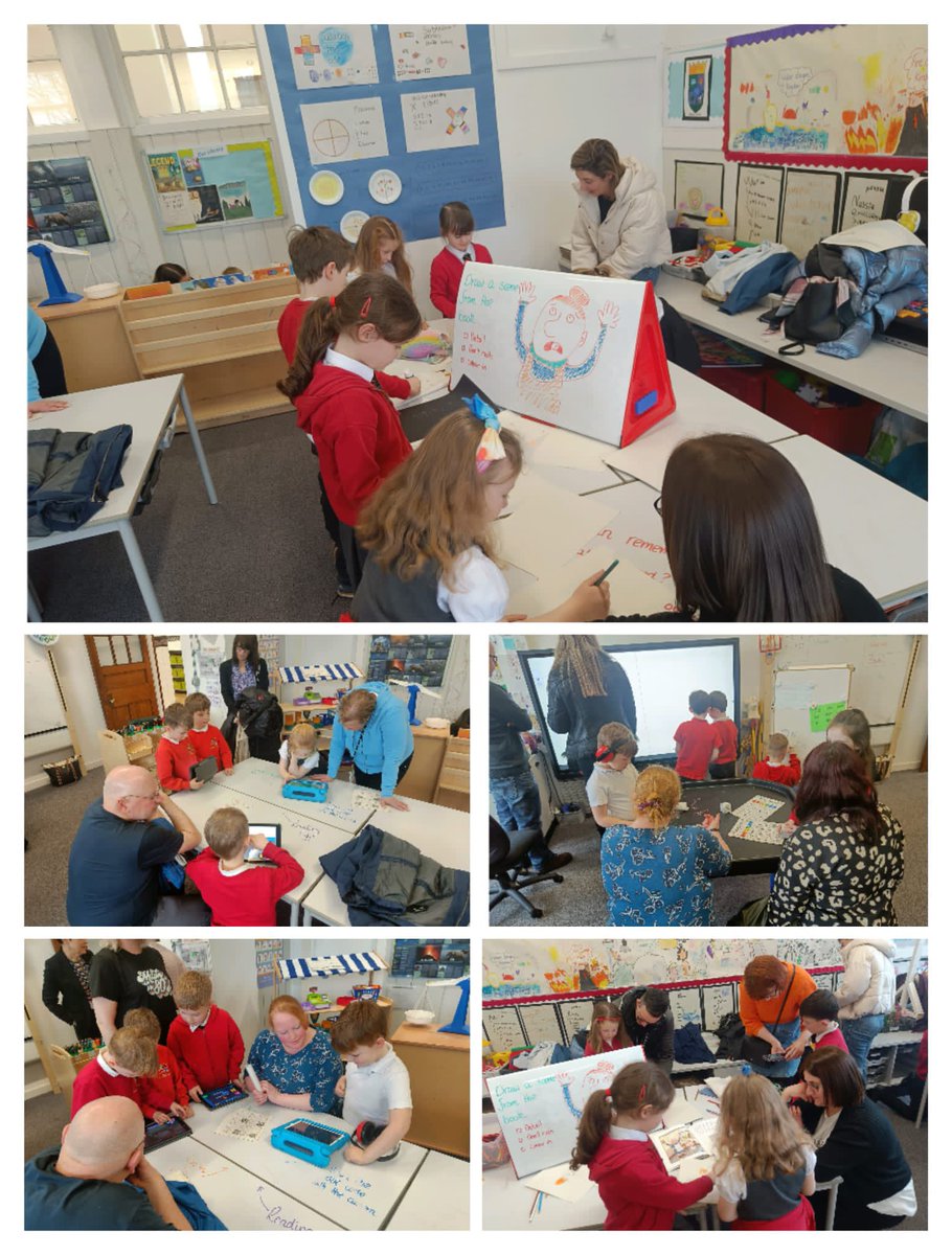 AyrGrammar's tweet photo. Primary 2 had a lovely afternoon welcoming their families in for an afternoon of reading activities. #familylearning #literacy #reading https://t.co/TY8OEKyL9h