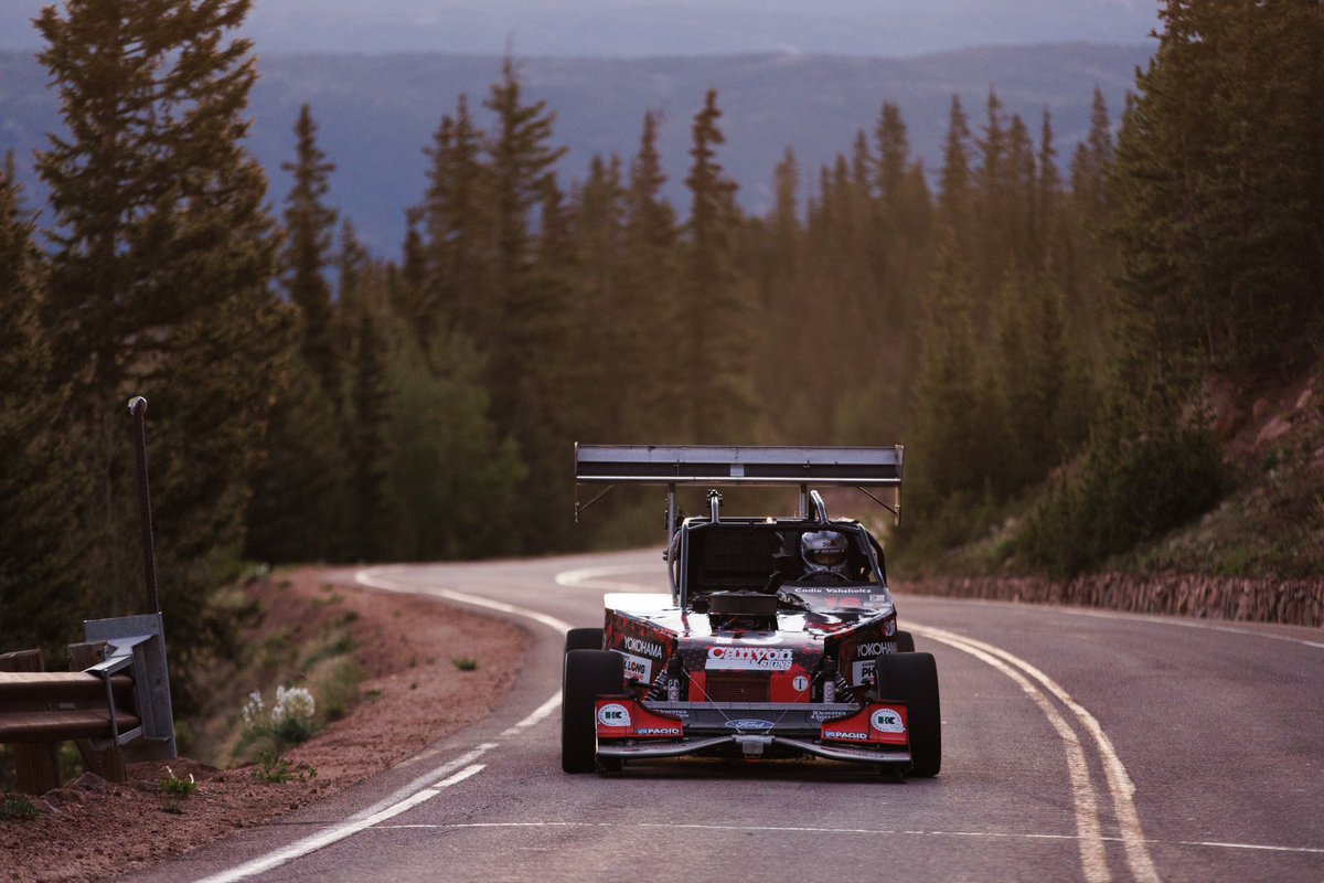 PPIHC's tweet image. (1/2) Third generation racer, #CodieVahsholtz, will take the family, purpose-built Ford Open up the hill with sights on another winning run during #PPIHC2023. In just his second year piloting the #OpenWheel monster, Codie managed to place 1st in division and 5th overall in 2022.