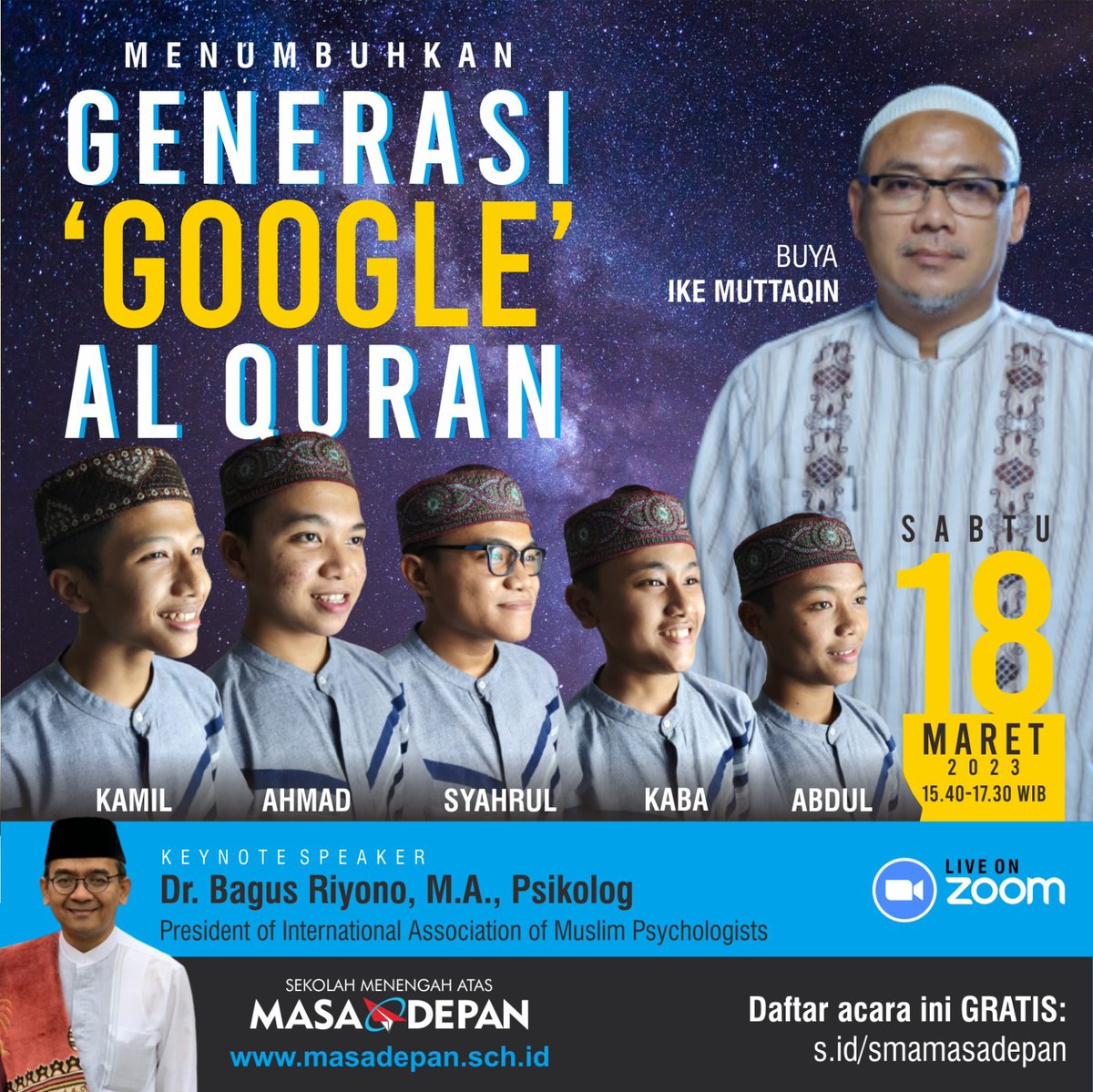 *Silakan bergabung di tautan ini:*
*s.id/smamasadepan*
ATAU
s.id/GoogleAlQuran
*WA CP:*
s.id/hubungimasadep…