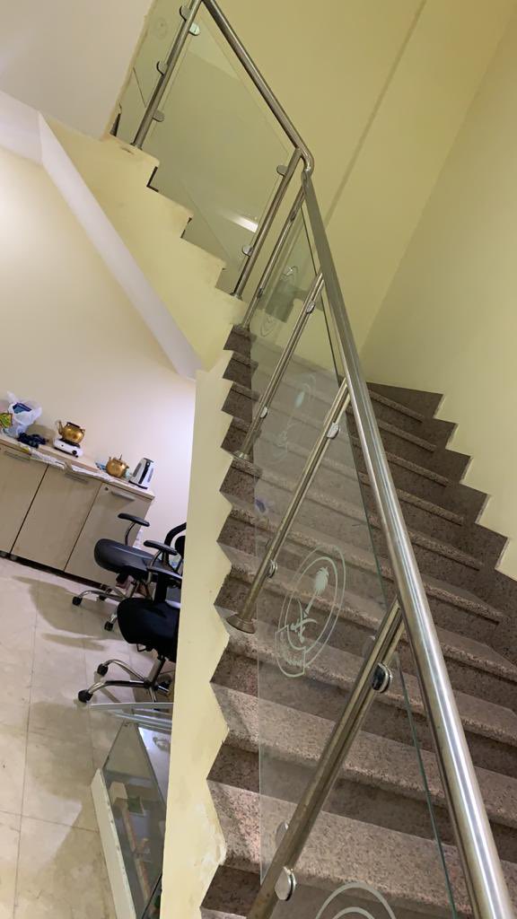 ma3den's tweet image. درابزين سلم استانلس ستيل تايواني غير قابل للصدأ · تركيب زجاج والمنيوم ومرايات وشورات · درابزين سلم استانلس ستيل تايواني أصلي · درابزينات سلم استانلس استيل اصلي رقم تلفون 0535901374