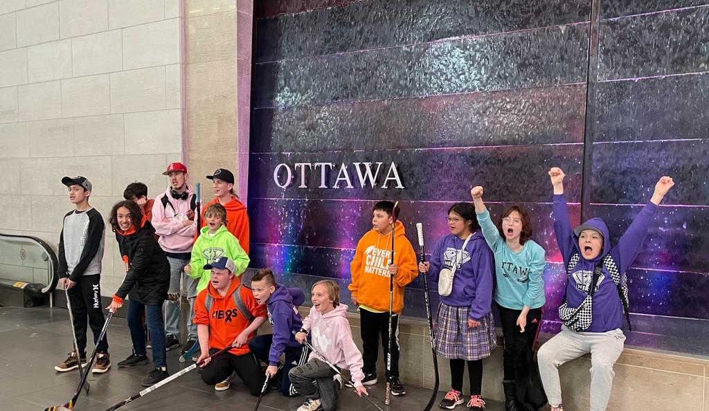 Look out Ottawa!!!!! The #SuperHEROS are here and ready to go for some Adapted Hockey. #BiggerThanHockey