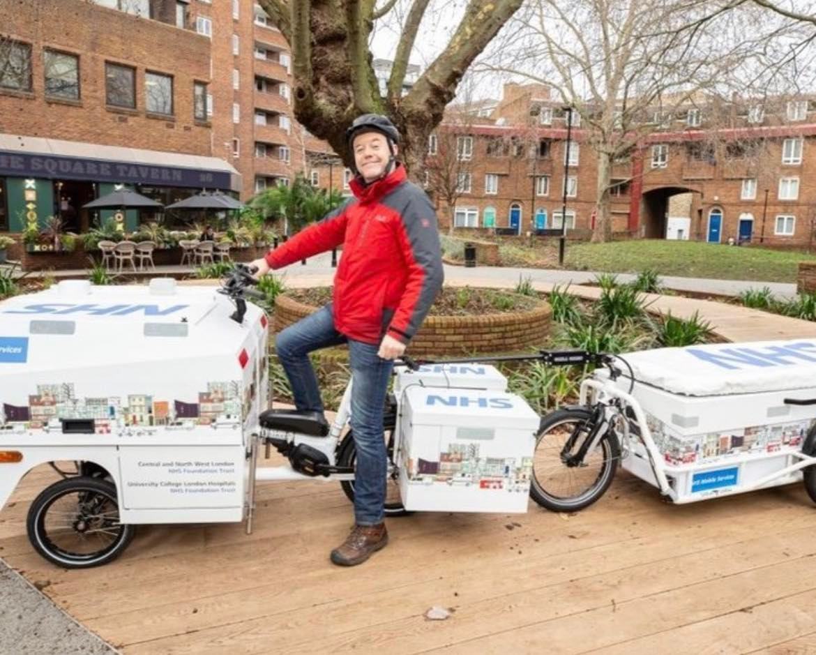 The UK’s first ‘fold-out health clinic’ will treat thousands of homeless Londoners.

The eco-friendly electric tricycle will help NHS colleagues to care for vulnerable patients in areas where cars cannot go, treating them on the spot.

#nhs #london #homeless #health