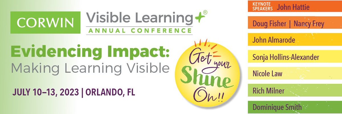 Join us at corwin.com/avl2023 in Orlando this July with the top education leaders in the industry! Early bird pricing ends soon so don't wait to register. <a href="/CorwinPress/">Corwin</a> <a href="/john_hattie/">John Hattie</a> <a href="/DFISHERSDSU/">Douglas Fisher</a> <a href="/NancyFrey/">Nancy Frey</a> <a href="/jtalmarode/">John Almarode</a>