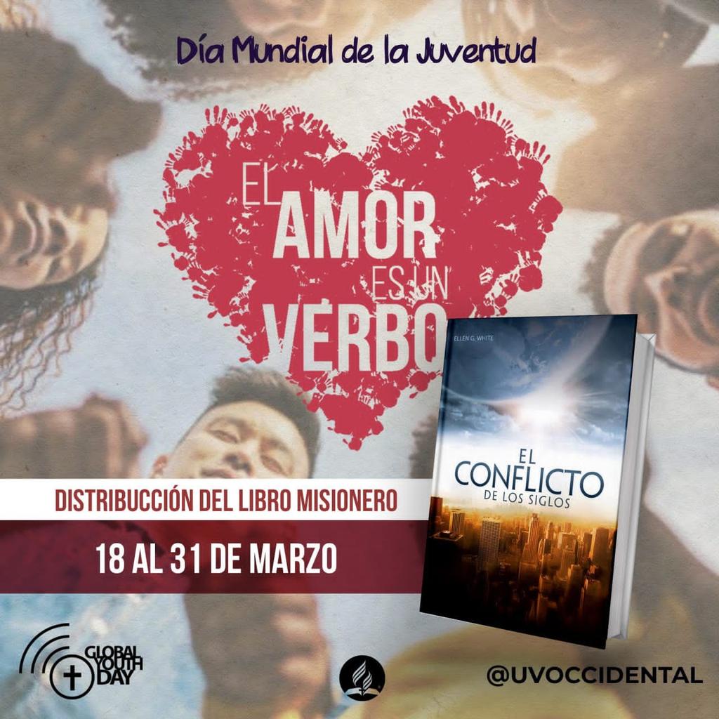 miveandes's tweet photo. Este 18 de marzo, Día Mundial de la Juventud Adventista, los jóvenes de la Unión Venezolana Occidental, junto con toda la feligresía de la UVOC, se movilizarán para demostrar que "El amor es un verbo",a través de la acción. https://t.co/paFz7IjeKa
