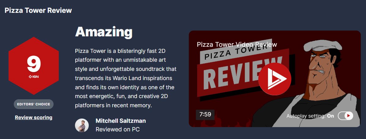 Pizza Tower Review - IGN