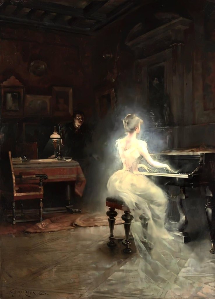 olgatuleninova's tweet photo. Spirit, 1885. 
George Roux. https://t.co/mvgXbdNoWx
