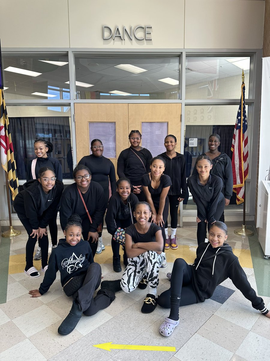 ArtsyDancerMB's tweet photo. My Windsor Mill dance daughters. Love me some them. We are excited to represent @windsormillms at the 2023 Dance Festival!!! @LeadTheMill https://t.co/AWEe4gBERK