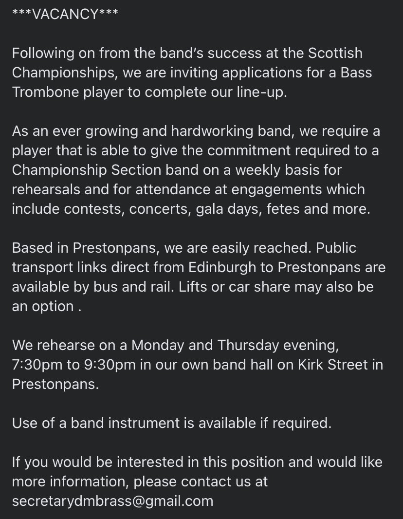 D&M Brass Band tweet media