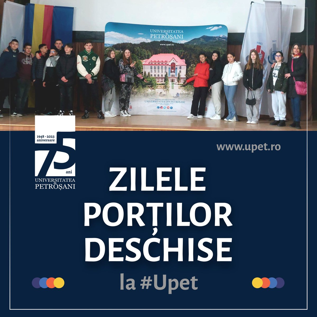 upet_ro's tweet image. Săptămâna aceasta, Universitatea din Petroșani își deschide porțile pentru micii vizitatori de la unitățile de învățământ de pe raza Văii Jiului în cadrul programului "Săptămâna Atfel", prilej cu care elevii pot vedea cum este atmosfera de student.
#UPet #SaptamanAltfel