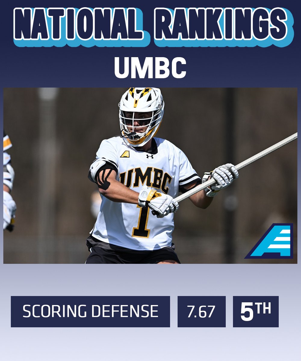Conference play starts on Saturday vs Bryant and <a href="/UMBC_MLax/">UMBC Men's Lacrosse</a> is one of the best defenses in the nation, led by GK Jayson Tingue!