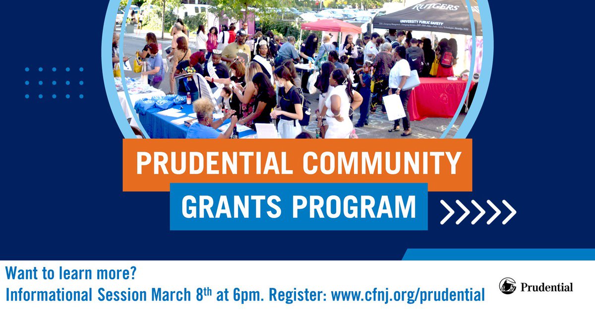 The Prudential Community Grant is now open for Newark residents and Newark-based organizations. The Award Amounts are $2,500 for individuals and up to $5,000 for 501(c)3 organizations or organizations with a fiscal sponsor. 

apply for the grant at cfnj.org/prudential/.