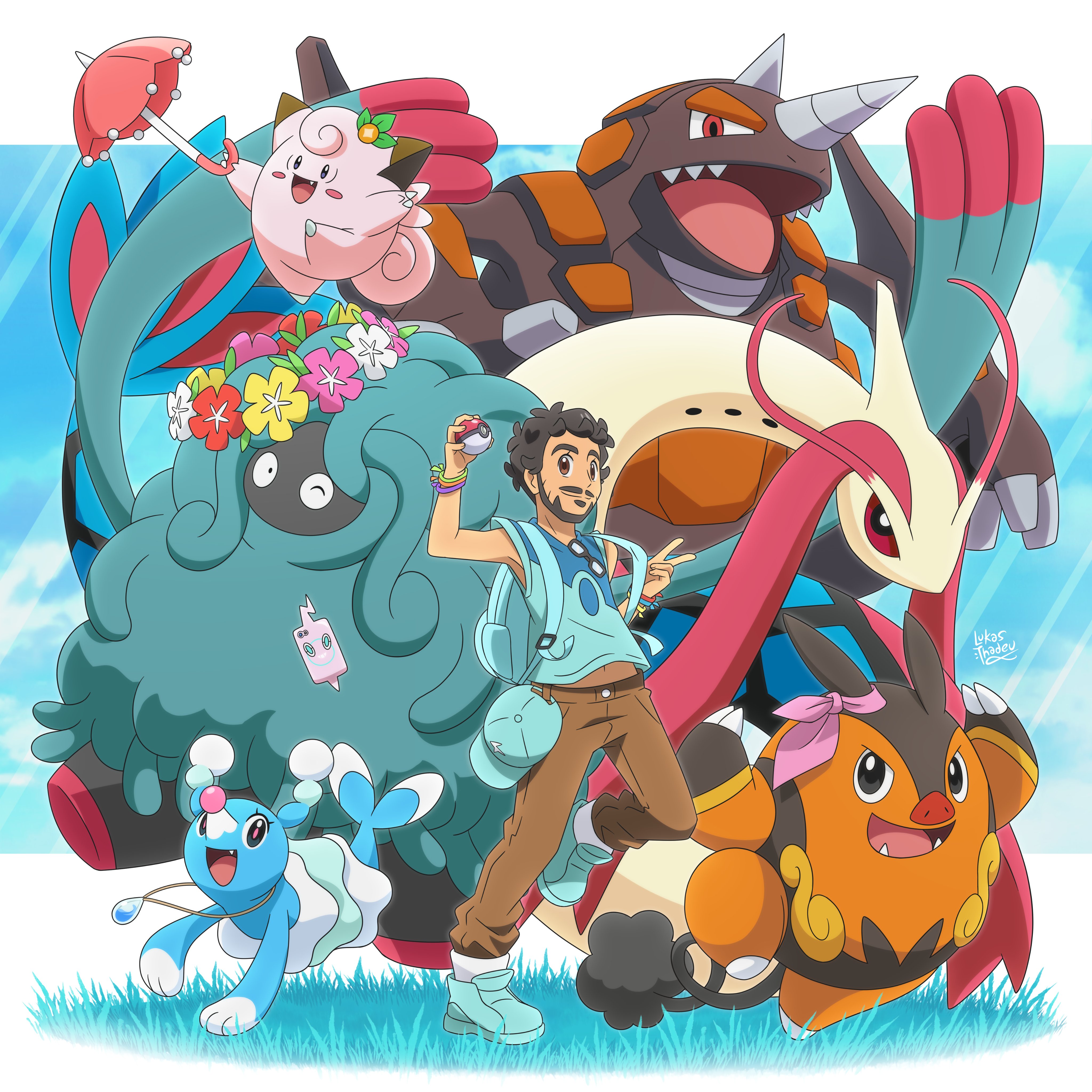 Pokémon Sword & Shield Anime Art by (@Lhzur) : r/pokemonanime