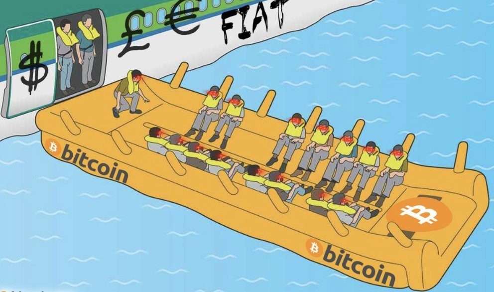 AHORA MÁS QUE NUNCA, #Bitcoin es la Balsa que nos Salva del FIAT 🧡🛟