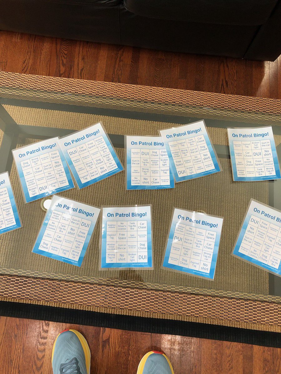 SCDisneyMom's tweet photo. Ready for our @OfficialOPLive BINGO night, but I feel like every card needs to have “Tazed Him” as a square. You get a taze! Everyone gets a taze! @Sean_C_Larkin @danabrams https://t.co/K9qPxI8c6O