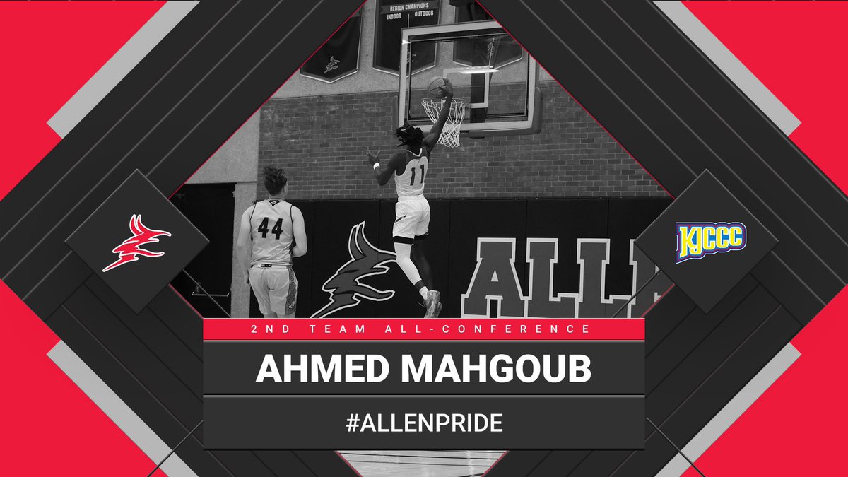 Allen CC Men's BBALL (@allencc_mbb) on Twitter photo Congrats to Ahmed Mahgoub <a href="/ahmedmmahgoub_/">ahmed mahgoub</a> for earning 2nd Team All-Conference!
12.8 PPG
5.7 Reb Per Game
2.6 Assists Per Game
#AllenPride Congrats to Ahmed Mahgoub <a href="/ahmedmmahgoub_/">ahmed mahgoub</a> for earning 2nd Team All-Conference!
12.8 PPG
5.7 Reb Per Game
2.6 Assists Per Game
#AllenPride