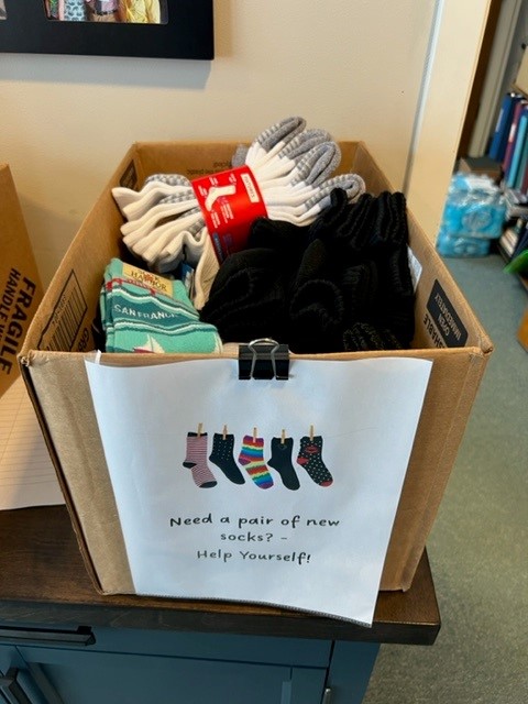 🧦Thank you to Sullivan Tire for donating socks from their sock drive.  This gift of "warm and fuzzy" socks is oh so welcome and appreciated.  #sullivantire