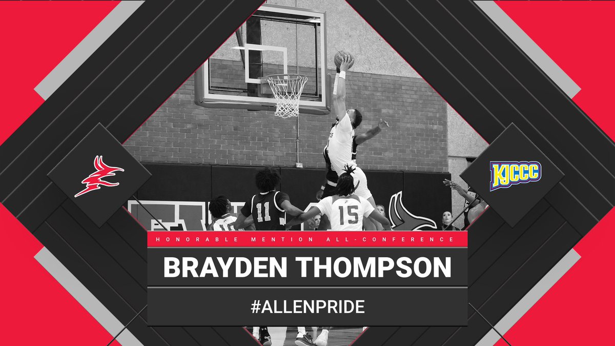 Allen CC Men's BBALL (@allencc_mbb) on Twitter photo Congrats to Brayden Thompson <a href="/BraydenThomps18/">Brayden Thompson</a> for earning Honorable Mention All-Conference!
7.1 PPG
6.4 Reb Per Game
#AllenPride Congrats to Brayden Thompson <a href="/BraydenThomps18/">Brayden Thompson</a> for earning Honorable Mention All-Conference!
7.1 PPG
6.4 Reb Per Game
#AllenPride
