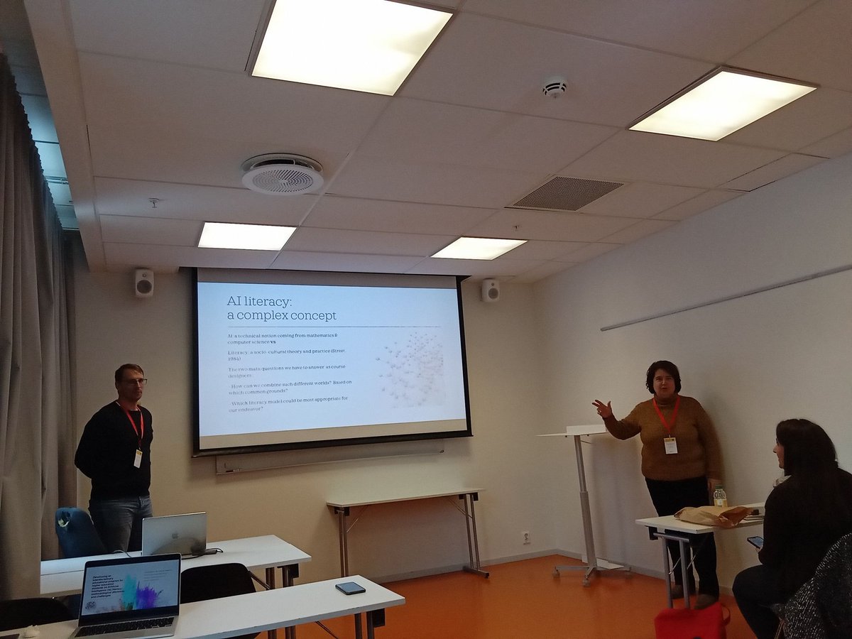 sipkon's tweet image. #nera2023 #ArtificialIntelligence and #ArtificialIntelligenceLiteracy in  the Nordic Educational Research Association #OsloMet