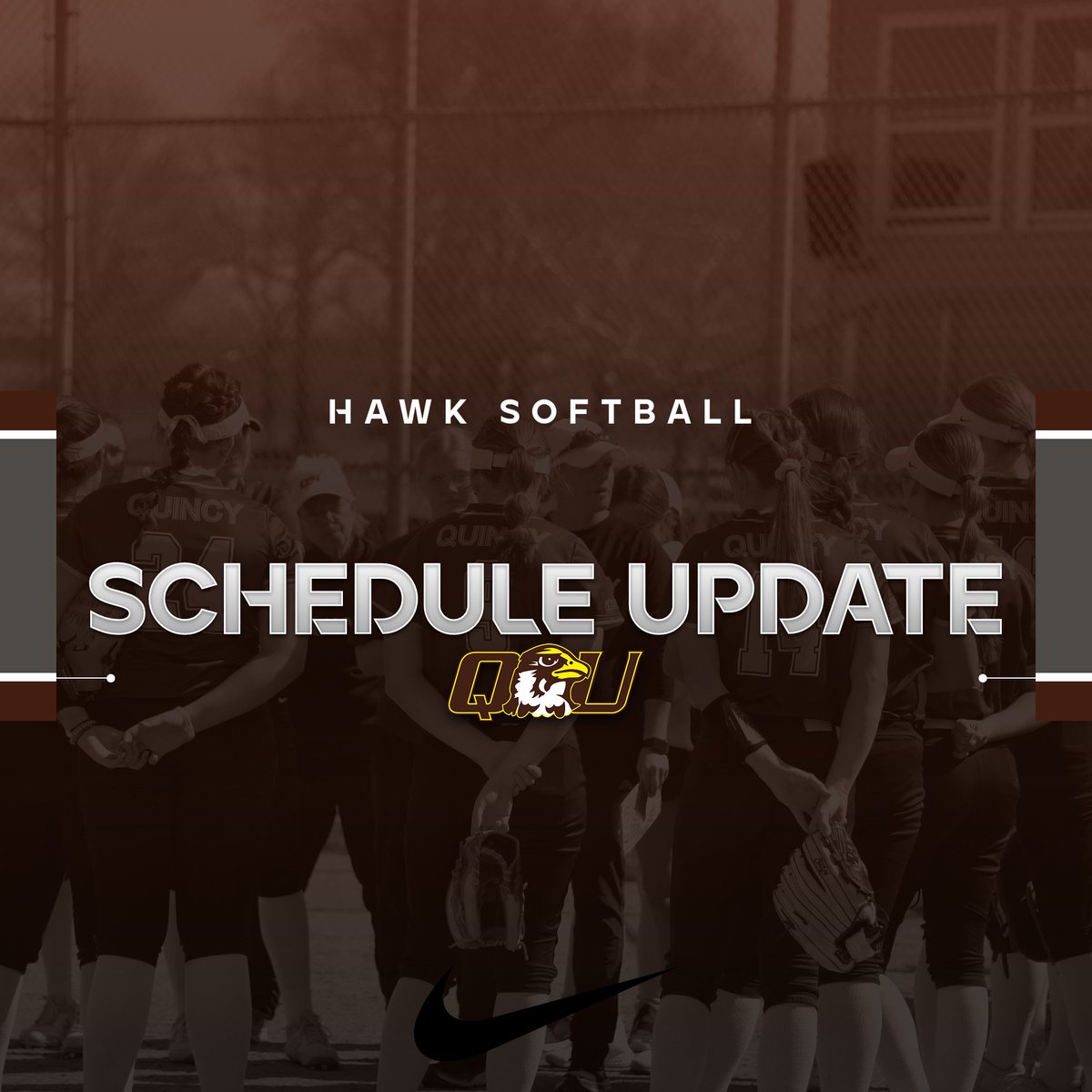 QUHawksSB's tweet image. ⚠️ SCHEDULE CHANGE ⚠️ 
Due to cold temperatures SAT, we are now playing @ UMSL on Monday 3/20 with game times of 2/4 PM.  GLVC home opener game, still as scheduled on SUN 3/19 vs. S&amp;amp;T.  Home games TUES 3/21 vs. Columbia College have been canceled. #team50 #htr #glvcsb #hawkyeah