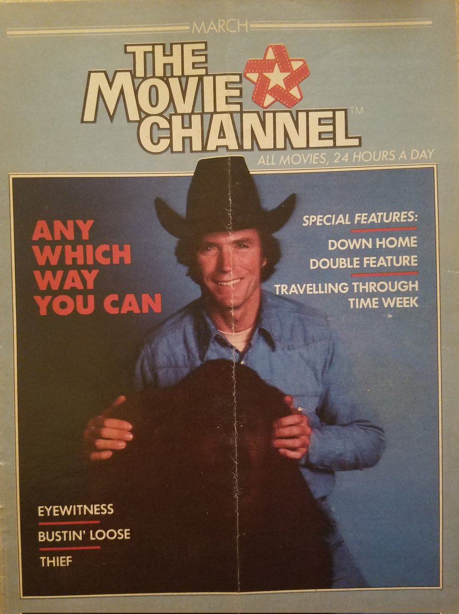 HBO Guide on Twitter "Pay Cable March 1982 the fight is on as Clint